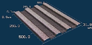 10pass後:段差20µm