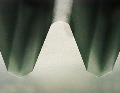 Removal of hob cutter edge burrs caused from machining