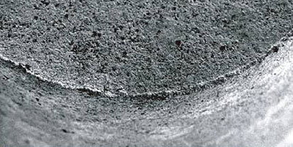 Edge honing of cemented carbide tips